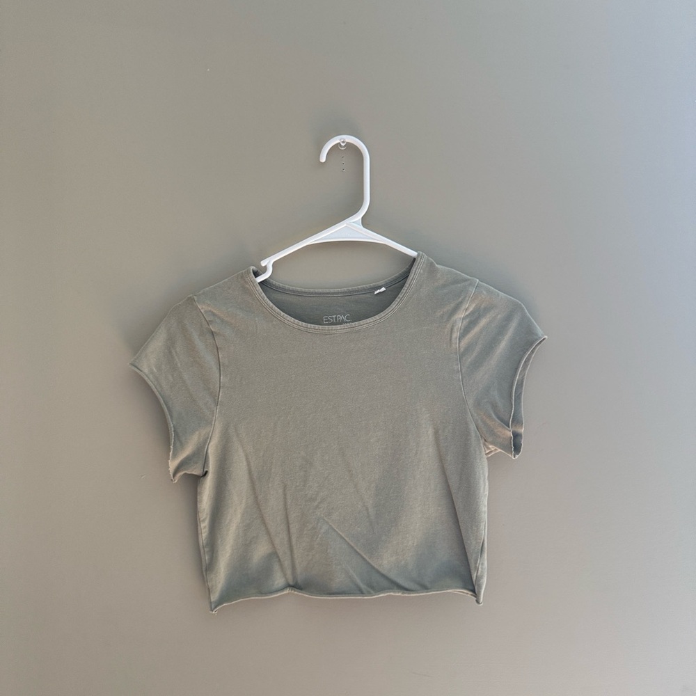 PacSun Green Crop Top